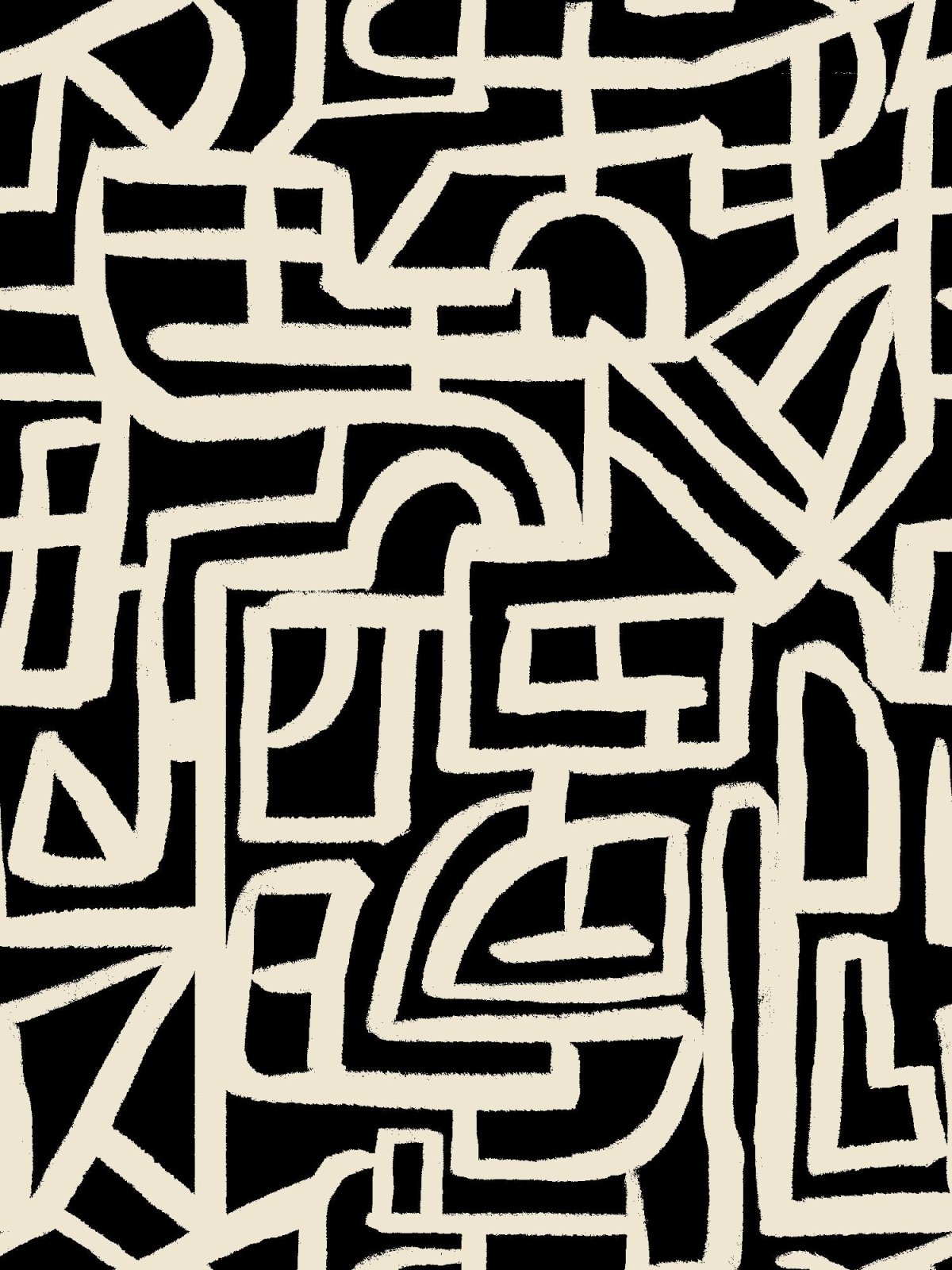 Jet Lag Fabric by the Yard - Black & White - Shop House of Nomad