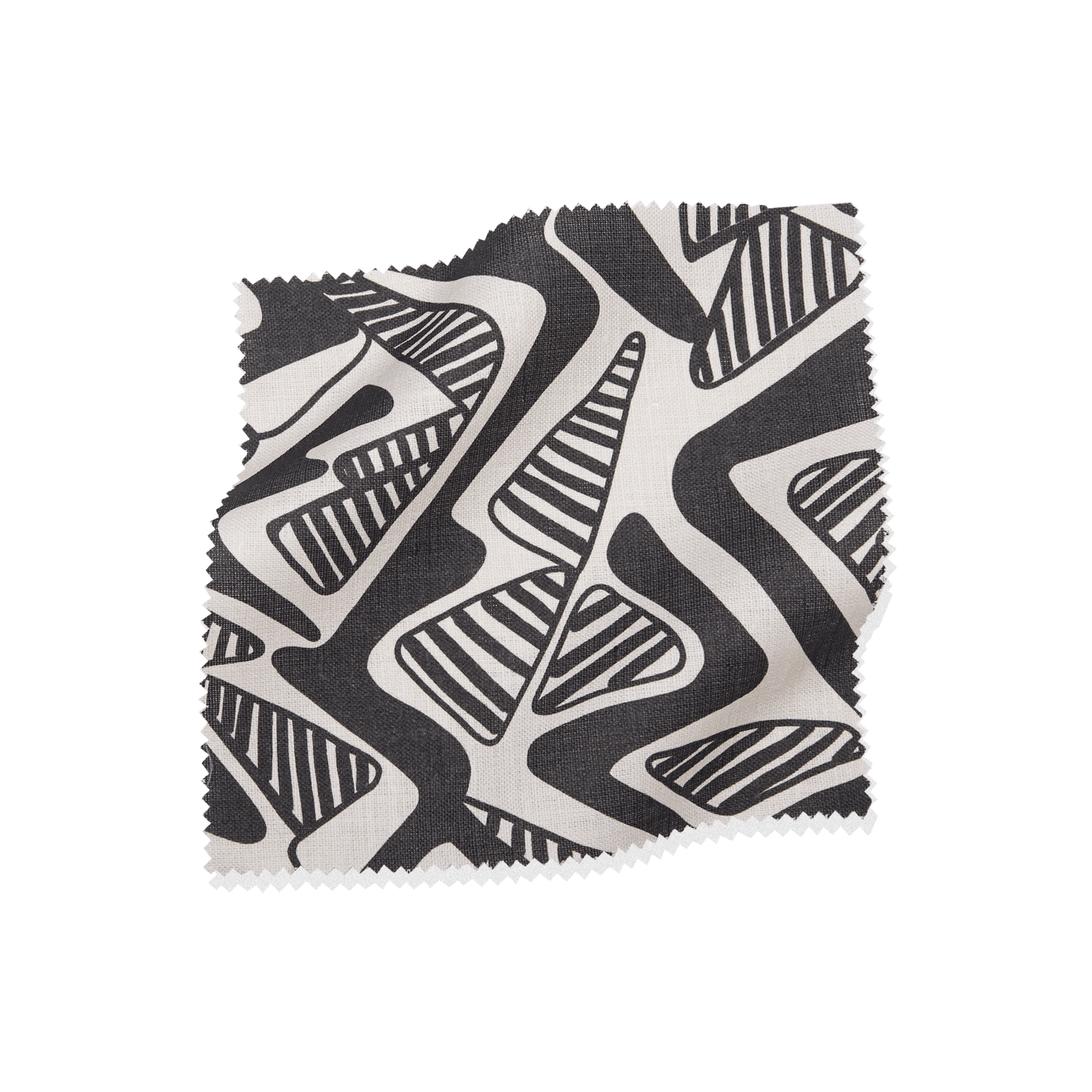 Round Trip Fabric by the Yard - Black & White - Shop House of Nomad
