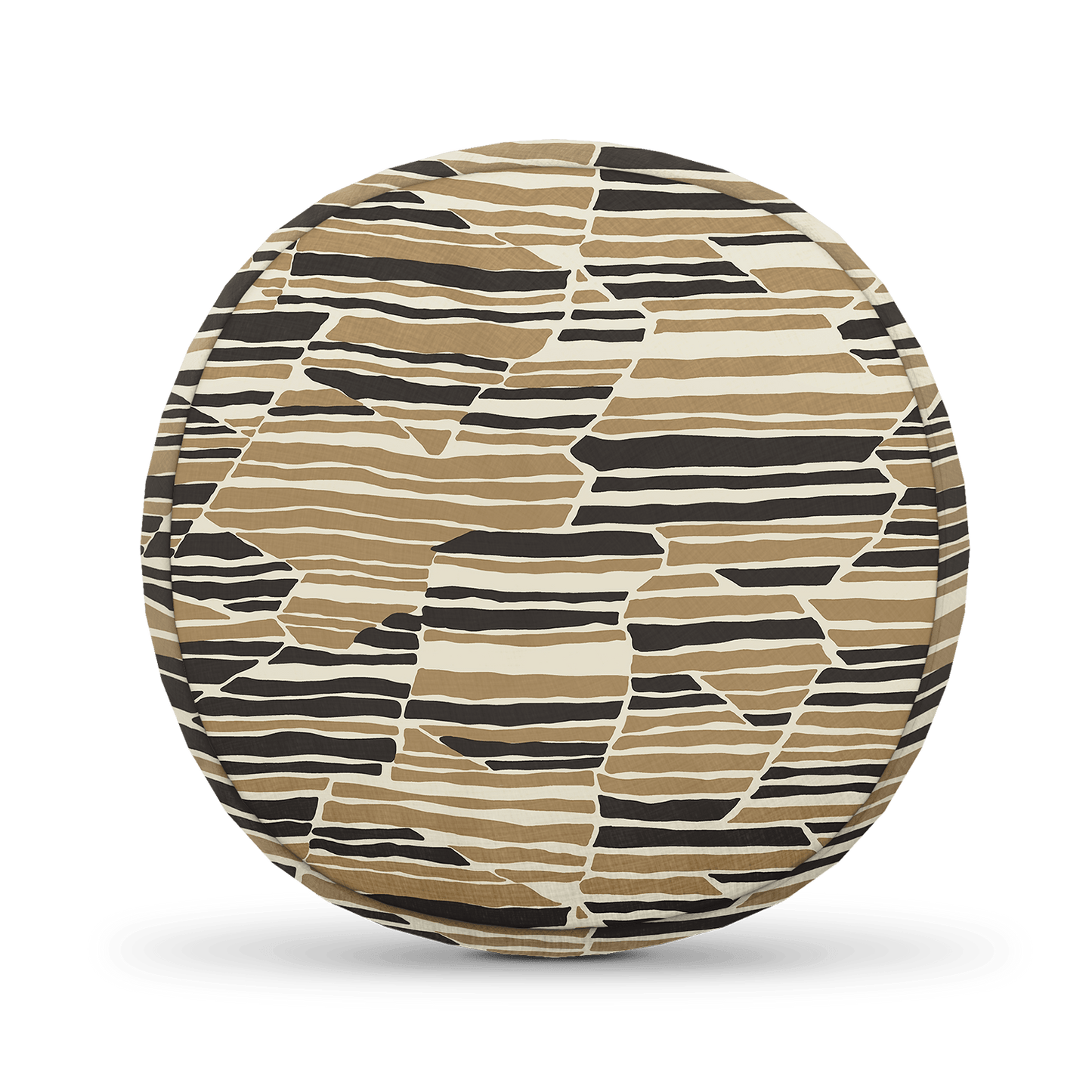Topo Pillow - Saddle Brown & Black - Shop House of Nomad