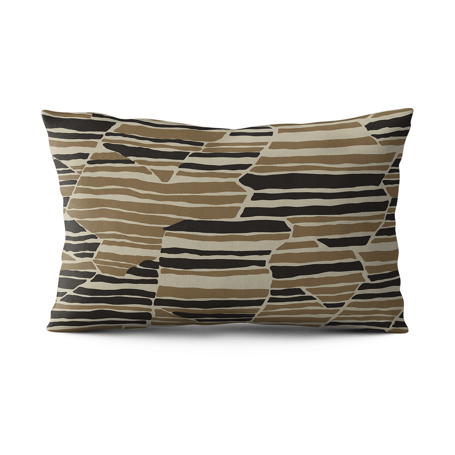 Topo Pillow - Saddle Brown & Black - Shop House of Nomad