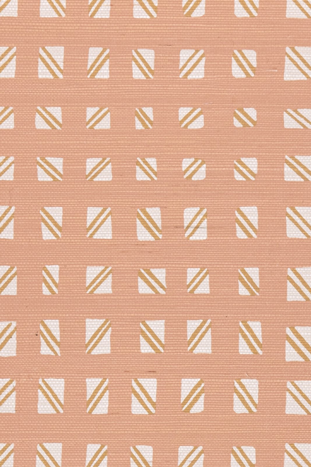 Checked Out Walllpaper - Terracotta & Ochre - Shop House of Nomad