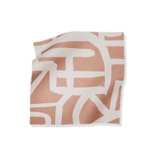 Jet Lag Fabric by the Yard - Terracotta - Shop House of Nomad