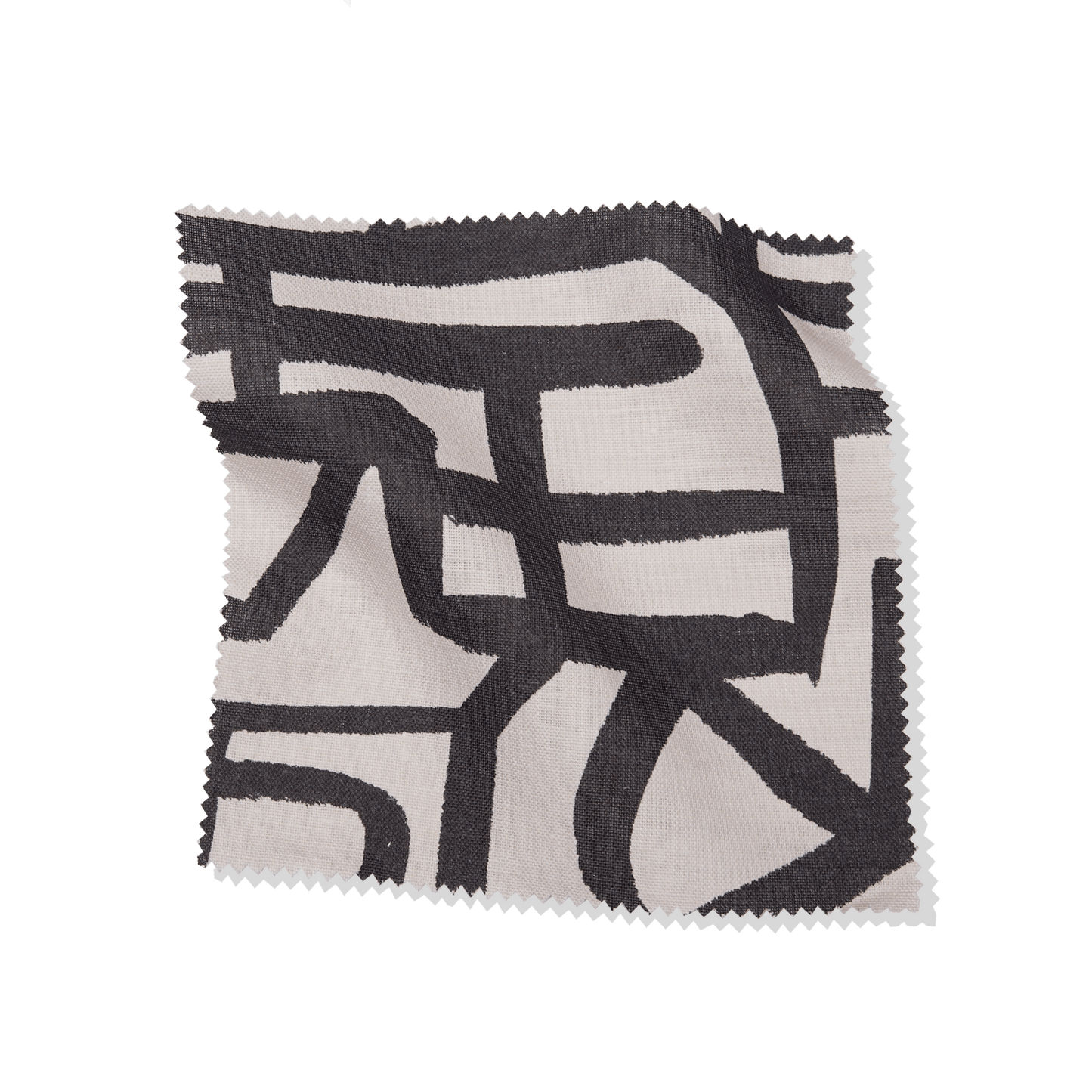 Jet Lag Fabric by the Yard - White & Black - Shop House of Nomad