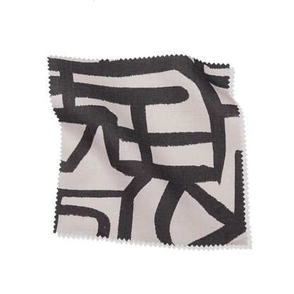 Jet Lag Fabric by the Yard - White & Black - Shop House of Nomad