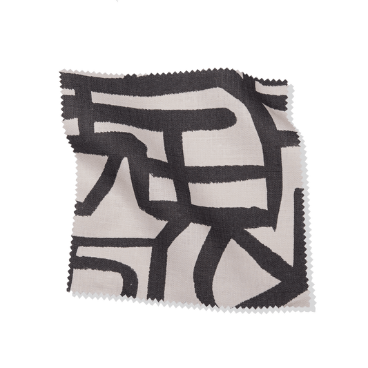 Jet Lag Fabric by the Yard - White & Black - Shop House of Nomad