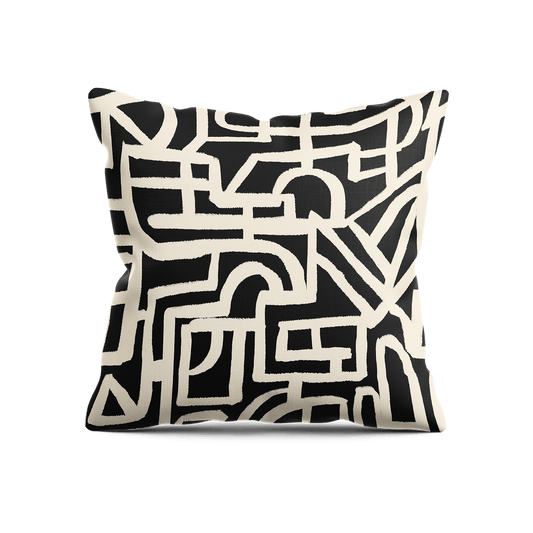 Jet Lag Pillow - Black & White - Shop House of Nomad