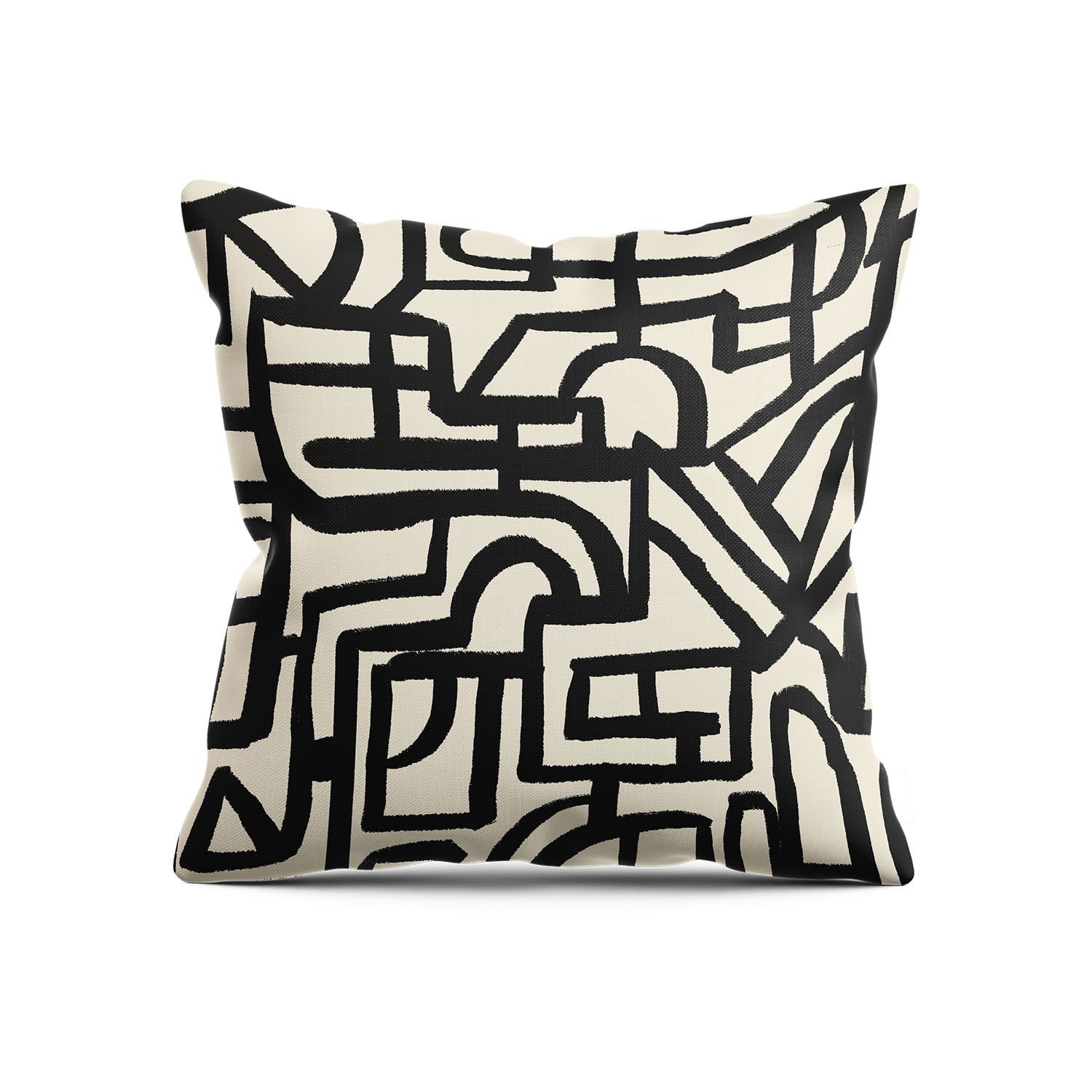 Jet Lag Pillow - White & Black - Shop House of Nomad