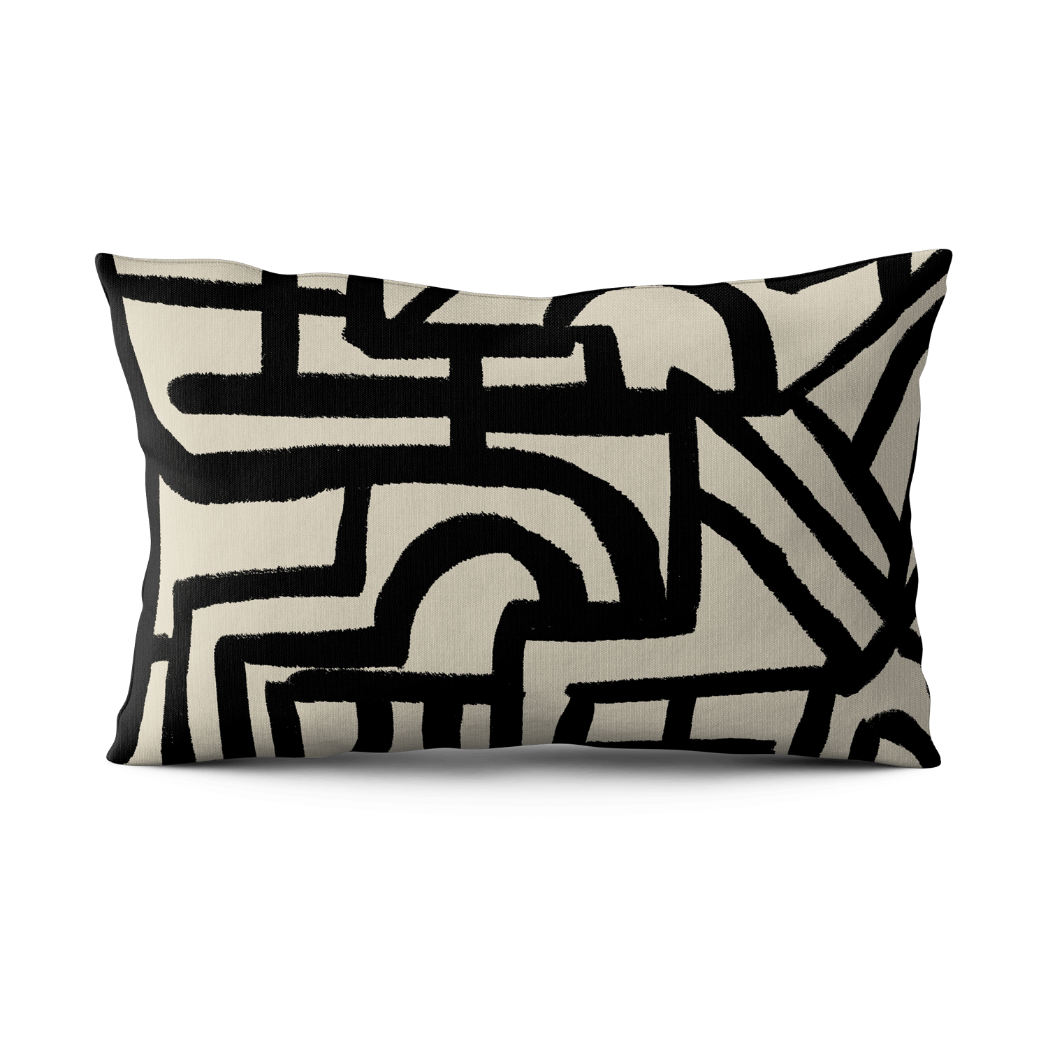 Jet Lag Pillow - White & Black - Shop House of Nomad