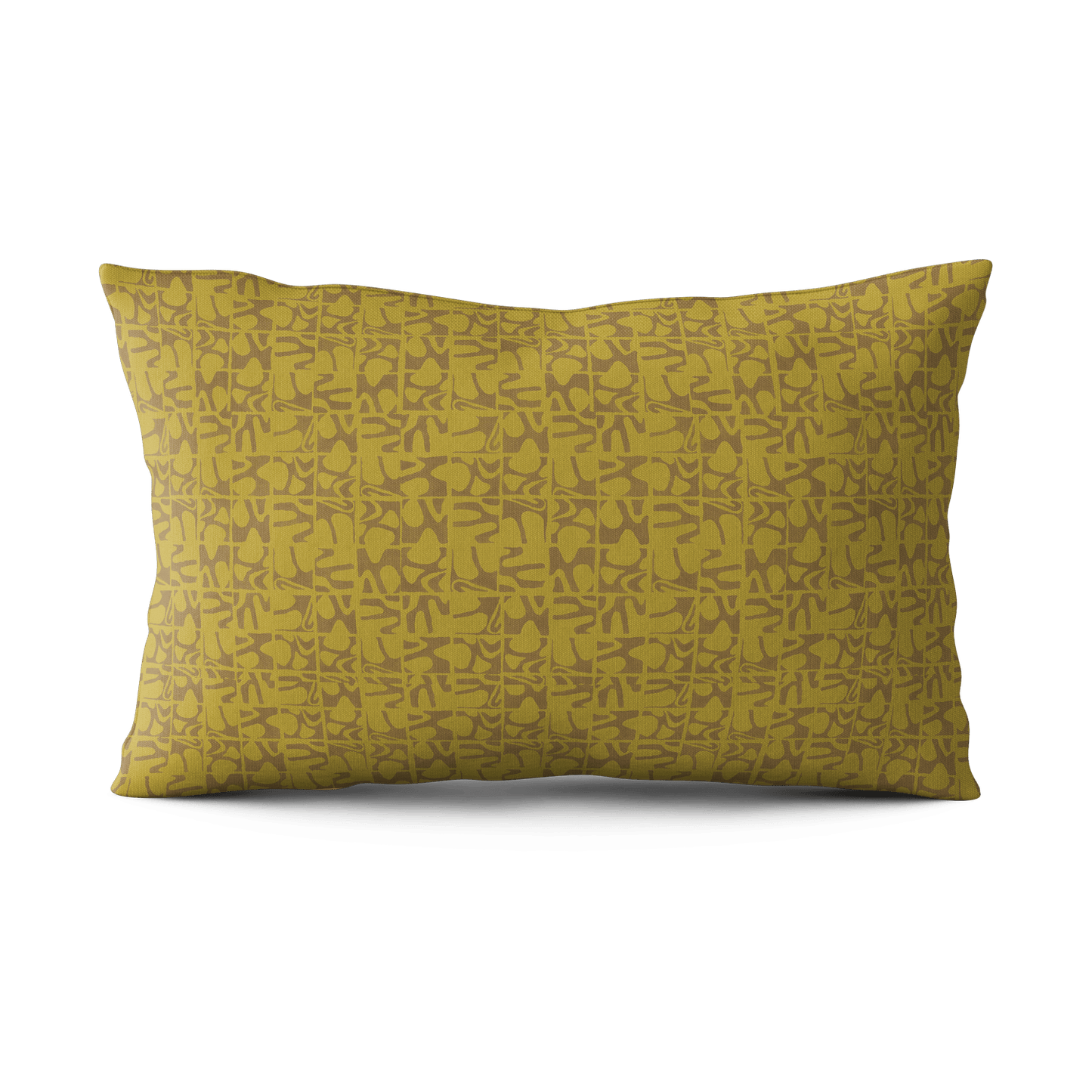 Medina Maze Pillow - Citrine & Saddle Brown - Shop House of Nomad