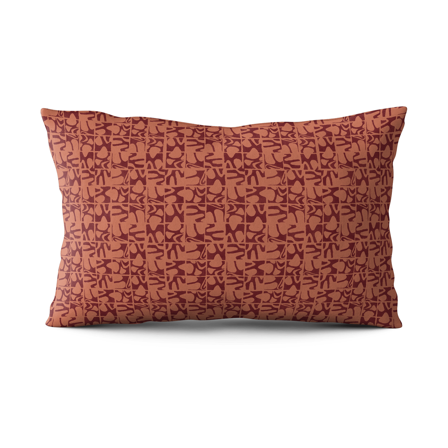 Medina Maze Pillow - Sunbaked & Cabernet - Shop House of Nomad