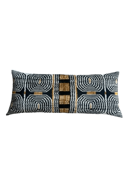 Retro Velvet Silk Long Lumbar Pillow - Shop House of Nomad