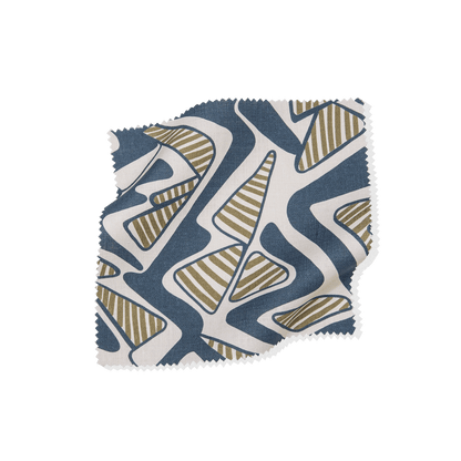 Round Trip Fabric by the Yard - Teal & Olive - Shop House of Nomad