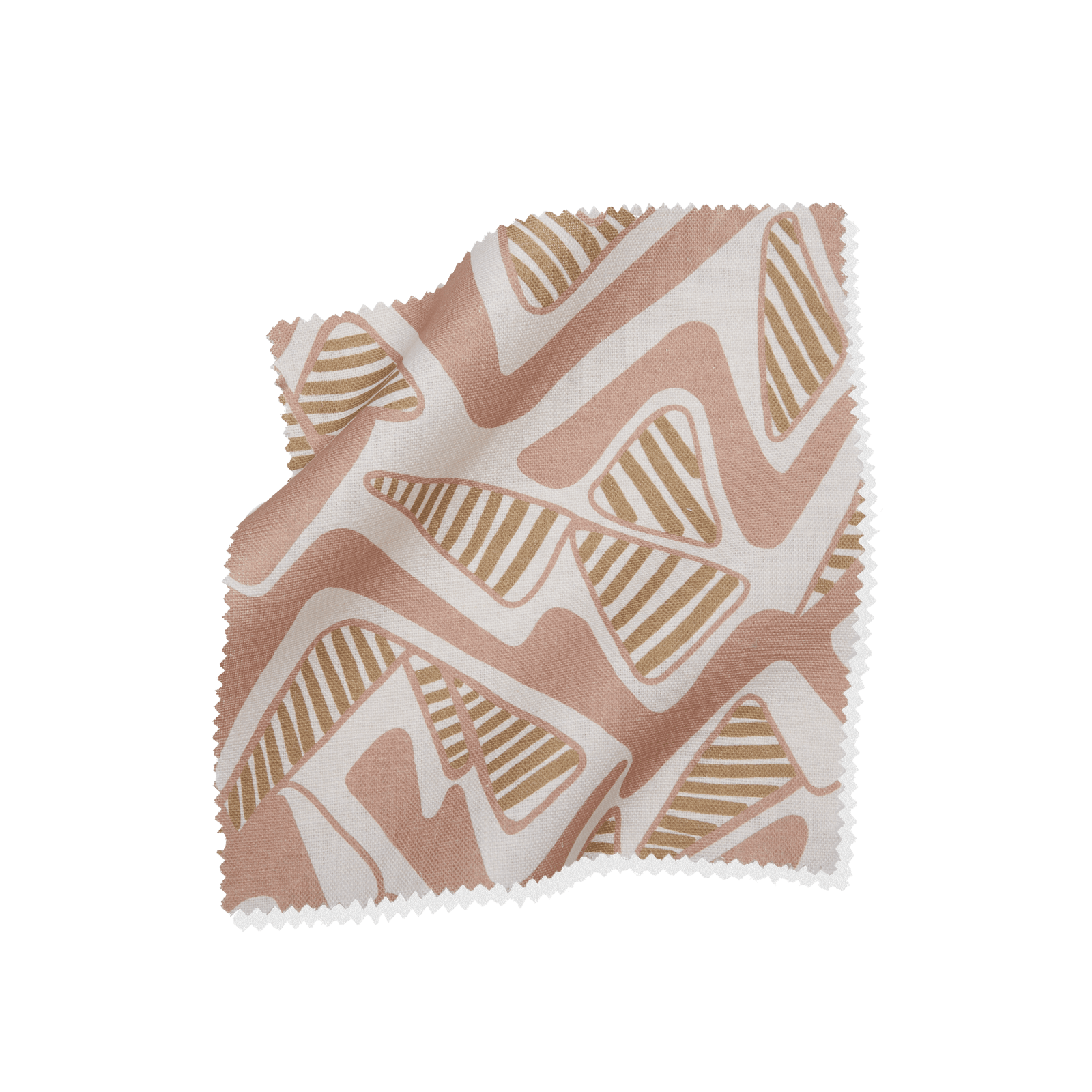 Round Trip Fabric by the Yard - Terracotta & Ochre - Shop House of Nomad