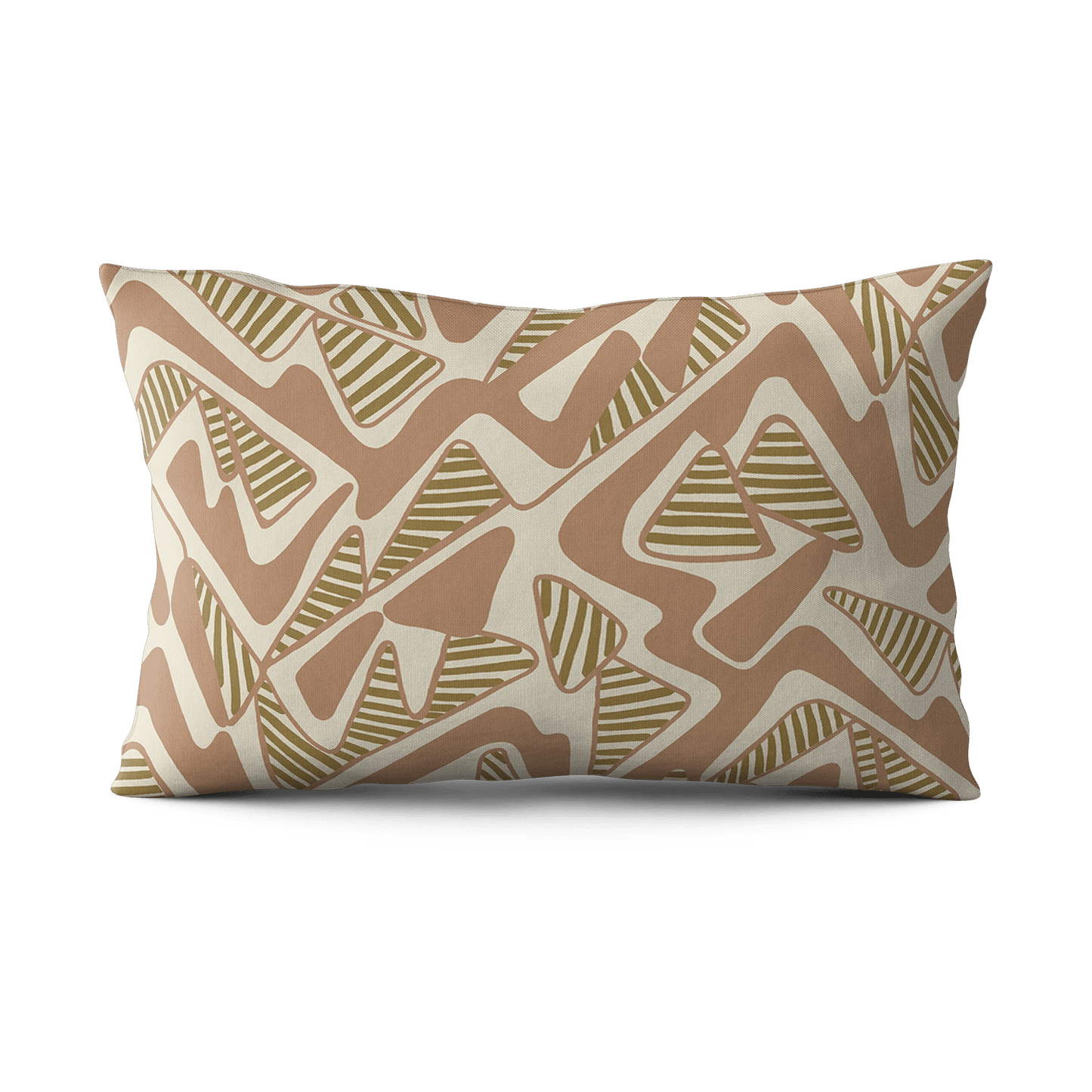 Round Trip Pillow - Terracotta & Ochre - Shop House of Nomad