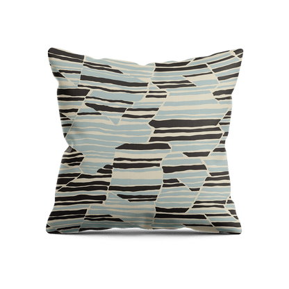 Topo Pillow - Surf & Black - Shop House of Nomad